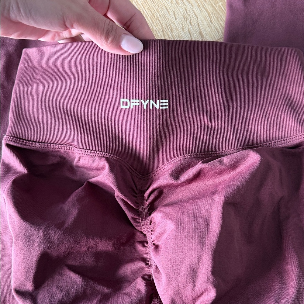 Kids Burgundy Leggings
